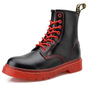 Dr Martens Boots Women's Soft Leather Red Line British Style (Option: Black-35)