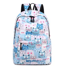 Fashion Printed Backpack Female Student (Option: Mommy head)