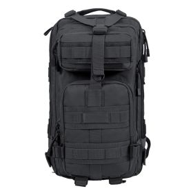 Outdoor Tactical Mountaineering Camo Backpack (Option: Black-Small)