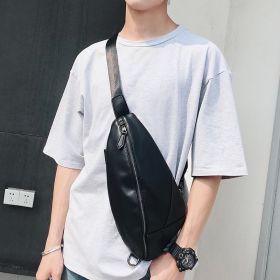 Fashion New Men's Casual Chest Bag (Color: Black)