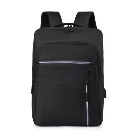 USB Charging Backpack Men's Business Leisure (Color: Black)