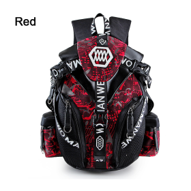 Men's Beetle Travel Outdoor Backpack (Option: Red-Backpack)