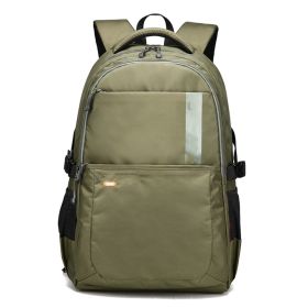 Leisure Large Capacity Student Classbag Backpack (Color: Green)