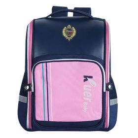 Lightweight Weight-loss Spine Protection Children's Bag (Option: Pink-40X30X16cm)