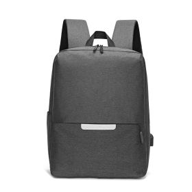 Backpack Men's Casual Computer Bag (Option: Black-29x13x41cm)